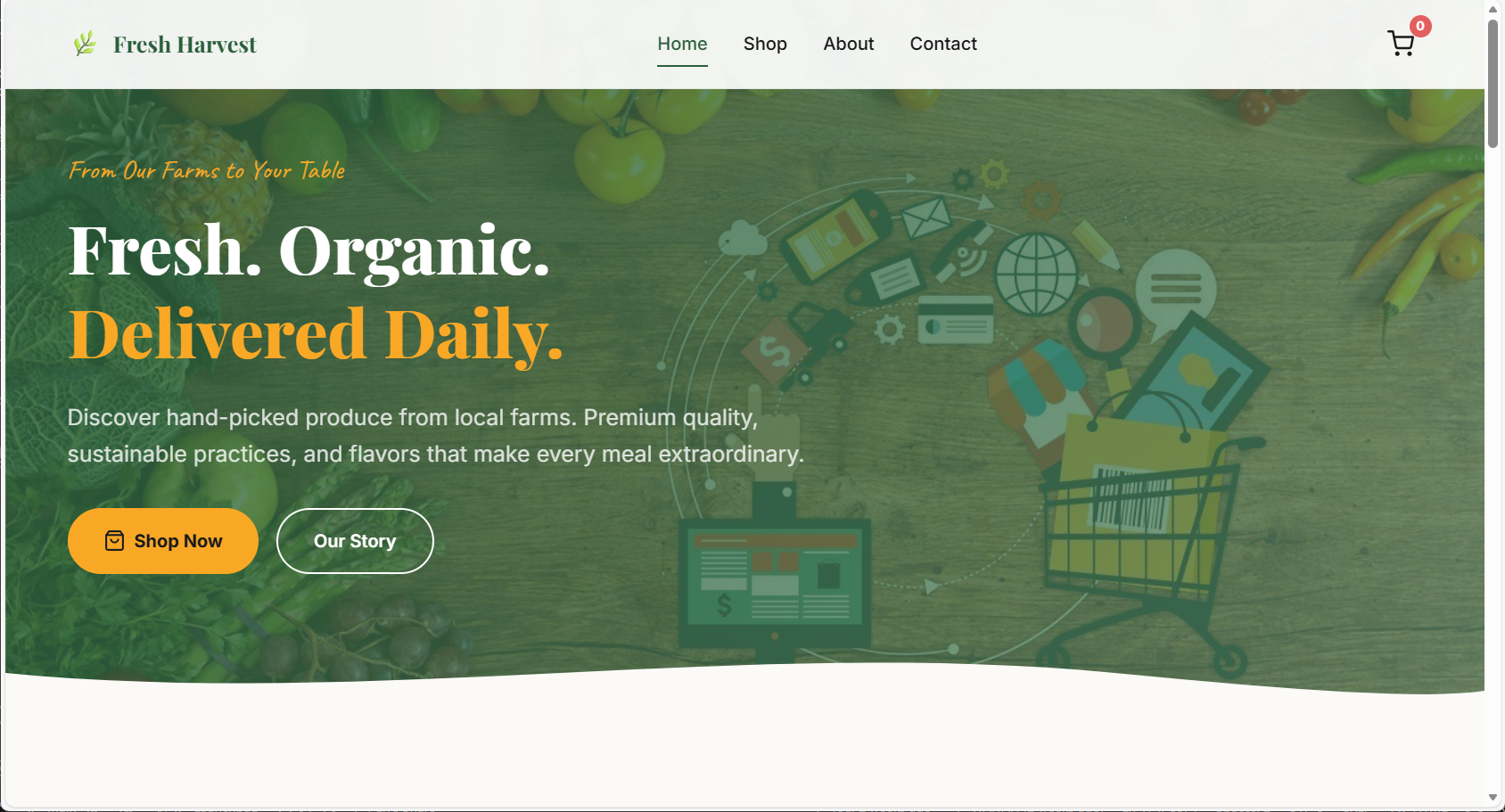 Fresh Foods Website