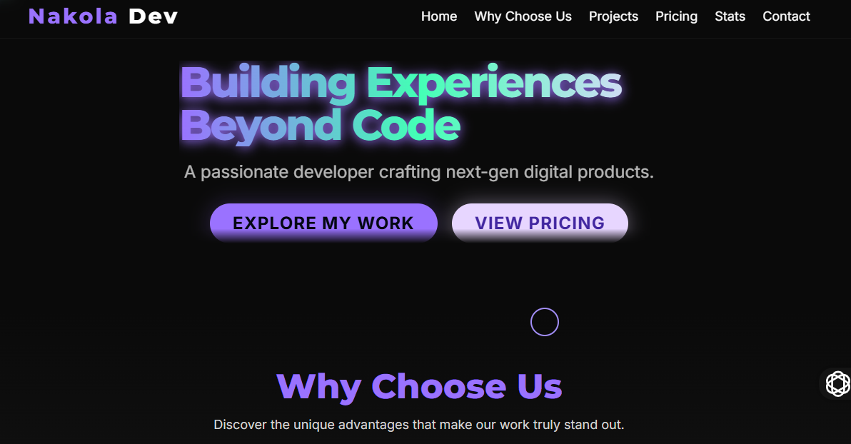 Nakola Dev Portfolio